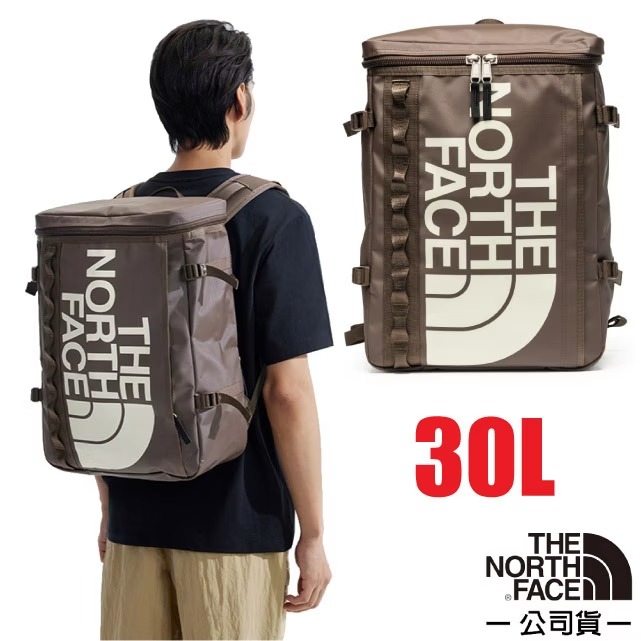 【The North Face】BASE CAMP FUSE 通勤休閒日用後背包30L/3KVR-87I 煙燻褐✿30E010